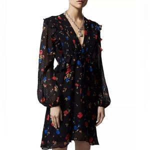 NEW W/ TAGS The Kooples 100% Silk Floral “Daydream” Dress